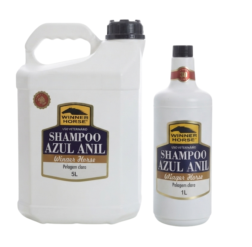 Shampoo azul anil
